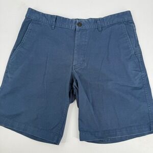 The North Face Mens Chino Shorts Blue Cotton Stretch Size 36 Regular Fit
